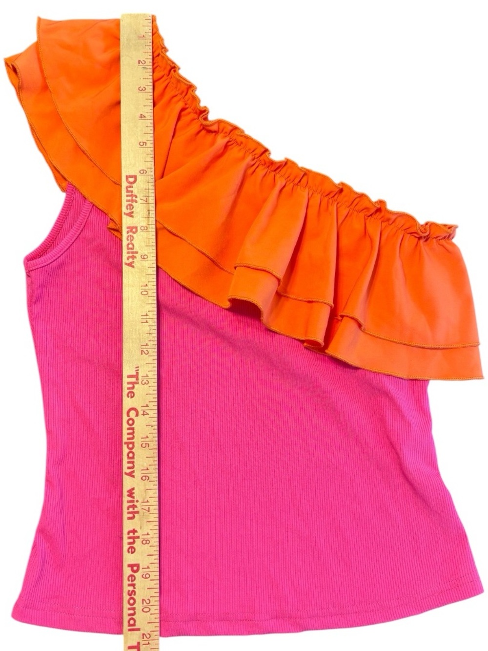 🍊 Joress One-Shoulder Ruffle Top 💖 - Picture 4 of 8